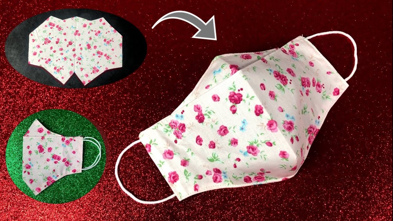 3D Breathable Face mask | How to make Fabric face mask