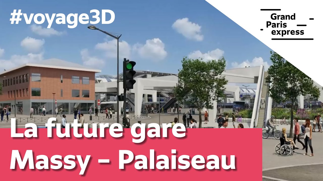 La future gare Massy &ndash; Palaiseau