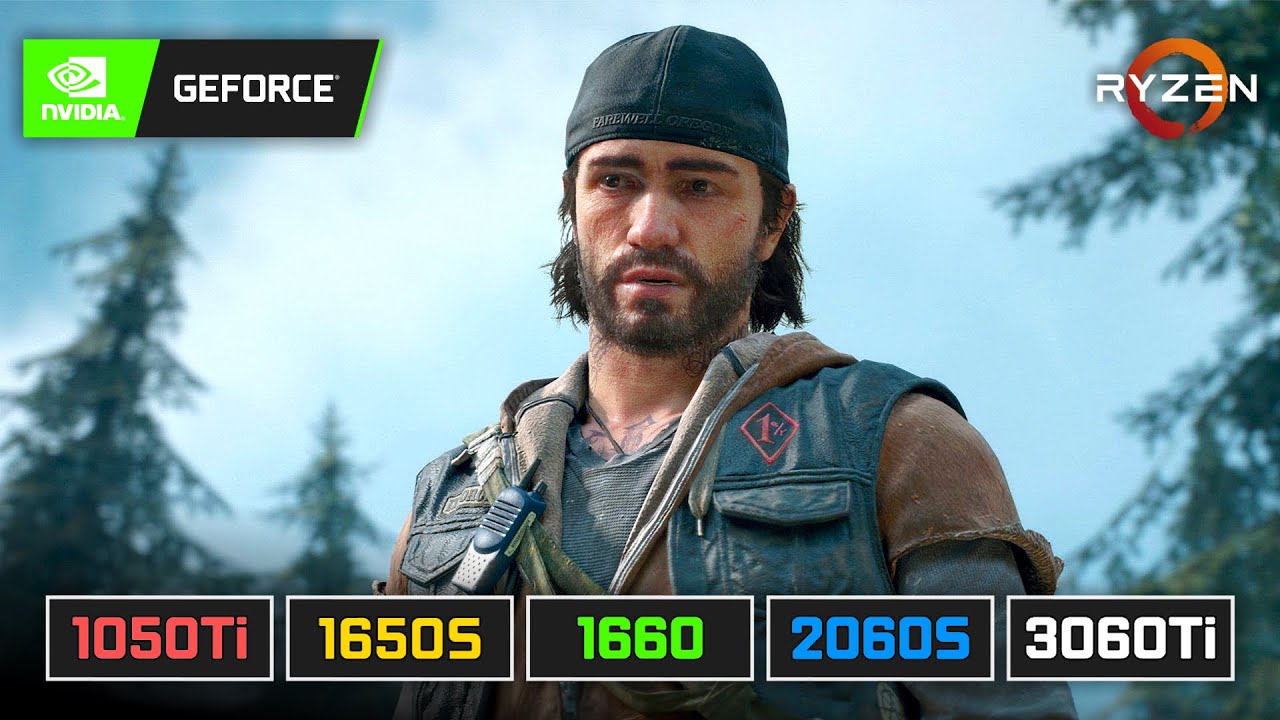 Days Gone | GTX 1050 Ti | GTX 1650 SUPER | GTX 1660 | RTX 2060 SUPER | RTX 3060 Ti | Ryzen 5 3600