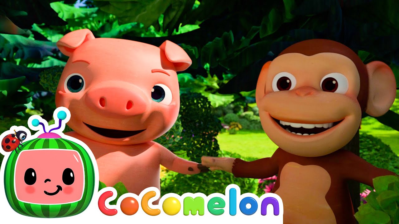 Apples and Bananas Song! | CoComelon Furry Friends | Animals for Kids