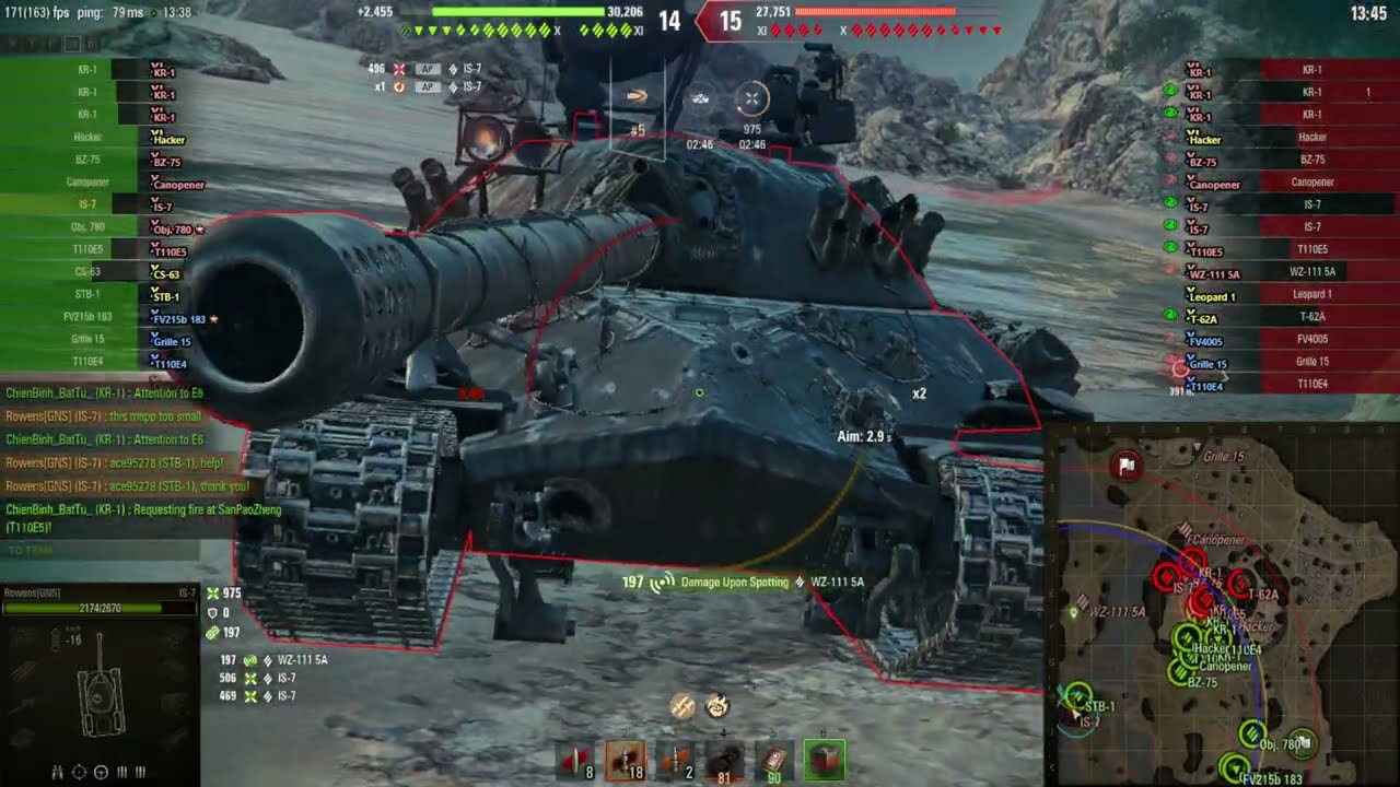 IS-7 Monster Game - 10K Damage Combined!