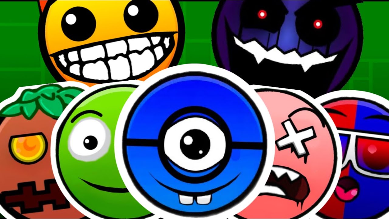 ALL CUSTOM Geometry Dash Difficulty Faces But Everyone Is REVERSE