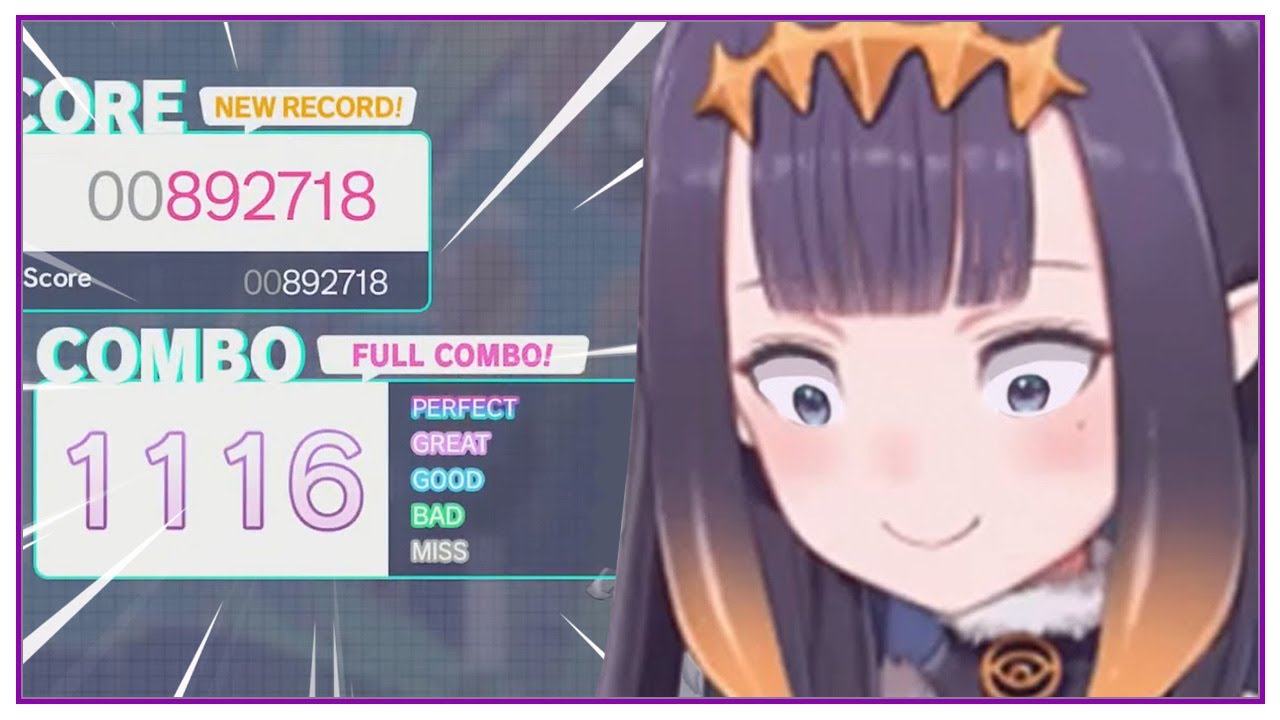 Ina entering the gamer mode