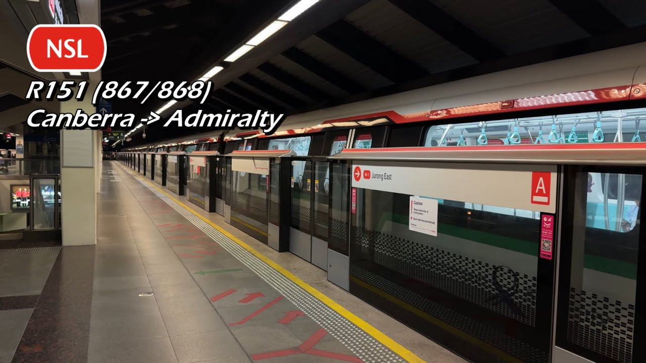 SMRT - ALS R151 (867/868) (Canberra » Admiralty)