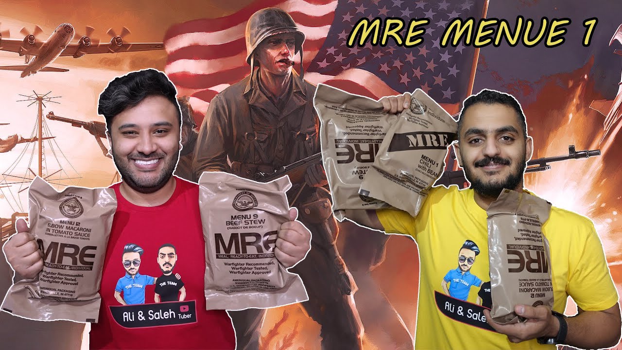 تجربة أكل الجيش الأمريكي المنيو رقم 1/ Meal, Ready-to-Eat  🇺🇸