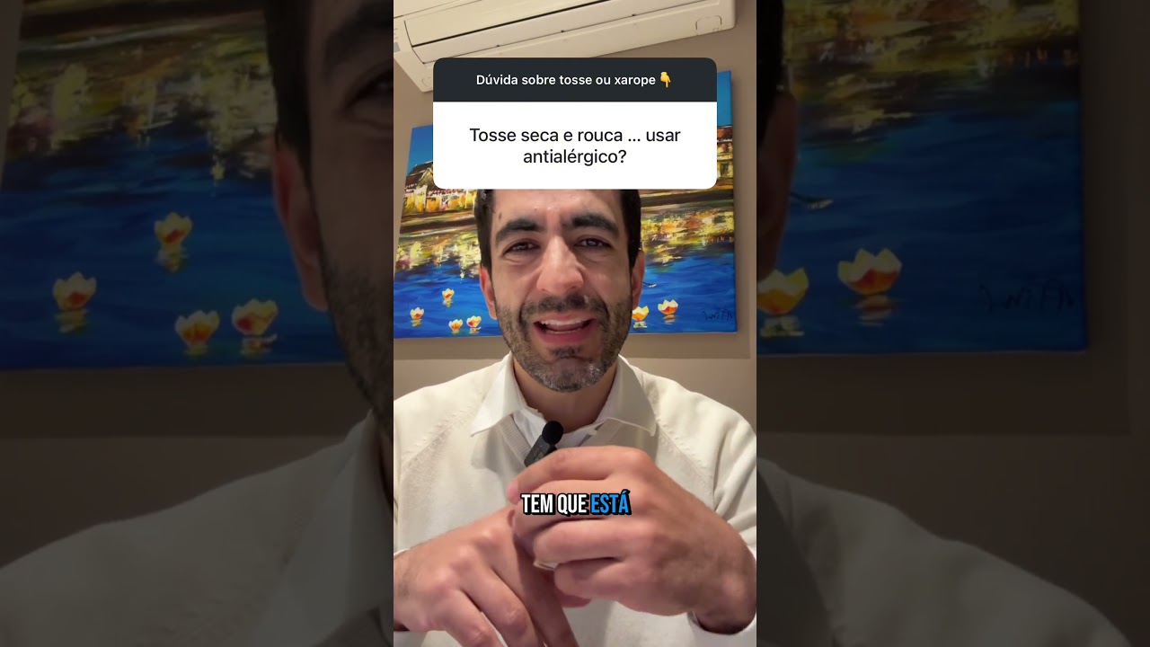 Se voc&ecirc; est&aacute; com:🔸 Tosse com rouquid&atilde;o
