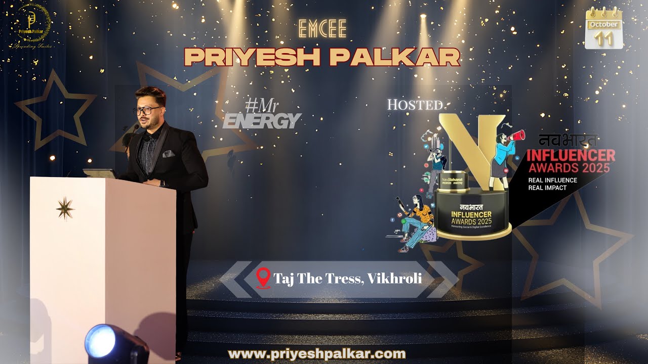 NavBharat Influencer Summit 2025 hosted by #MrEnergy Priyesh Palkar