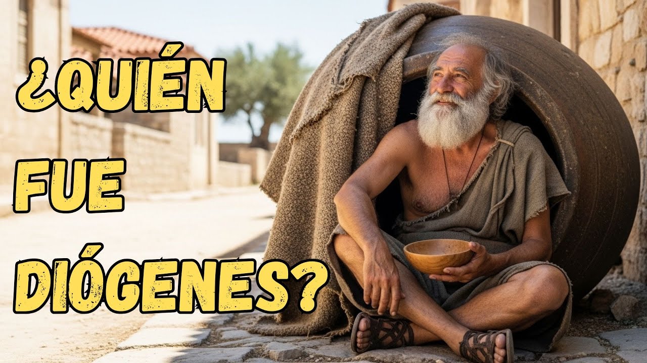 DIÓGENES: El Filósofo que rechazó la RIQUEZA y buscó la LIBERTAD.🏛️🪙