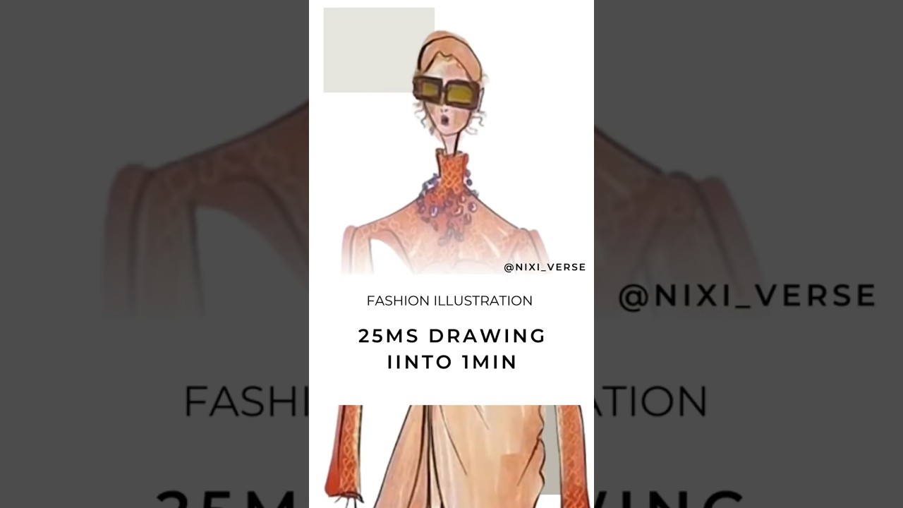 What's going on?!@valentino #fashionillustration #drawingprocess #NIXIVerse #shorts