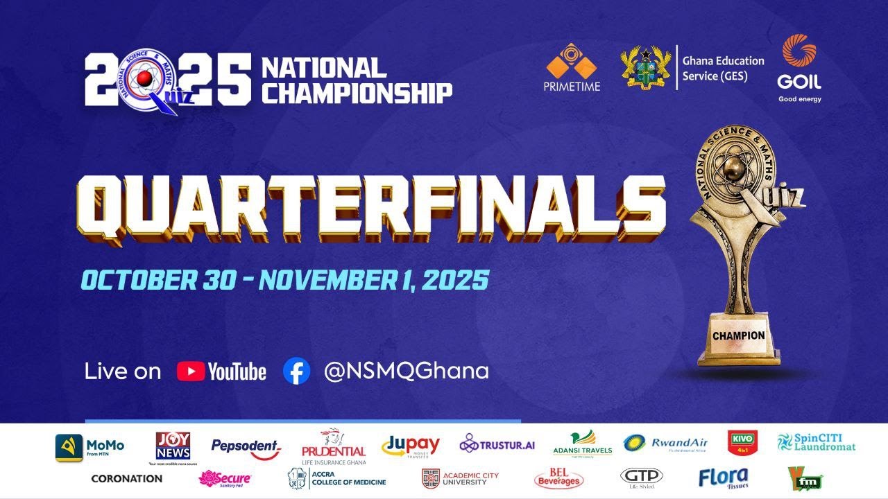 #NSMQ2025 QUARTER-FINAL STAGE | SWEDRU SECONDARY SCHOOL VS POPE JOHN SHS & MIN. SEMIN VS MPRAESO SHS