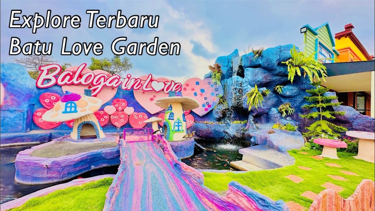Batu Love Garden(BALOGA)Jatim Park Grup- Review Terbaru Wisata Batu - Banyak spot Foto & Wahana Baru