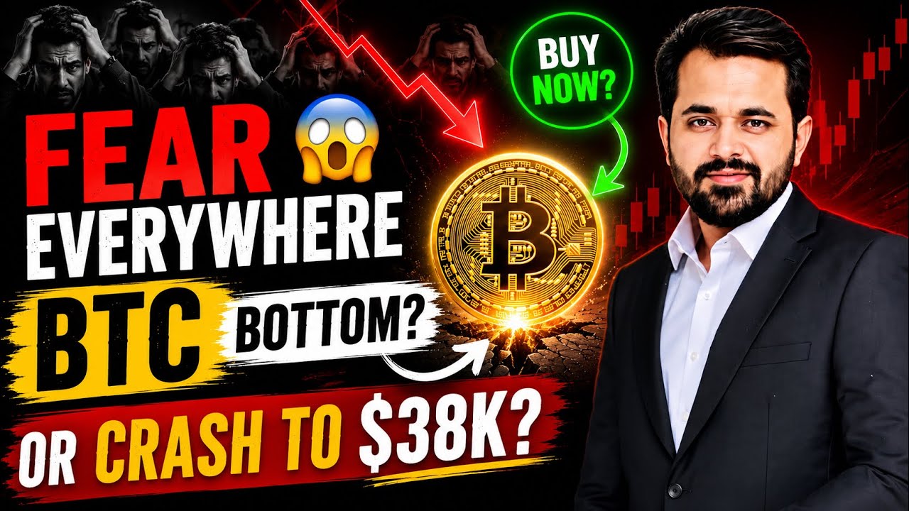 BTC to $38K or Bottom is Already In ? | Crypto Trading 2026 | Mr Qasim Wattoo