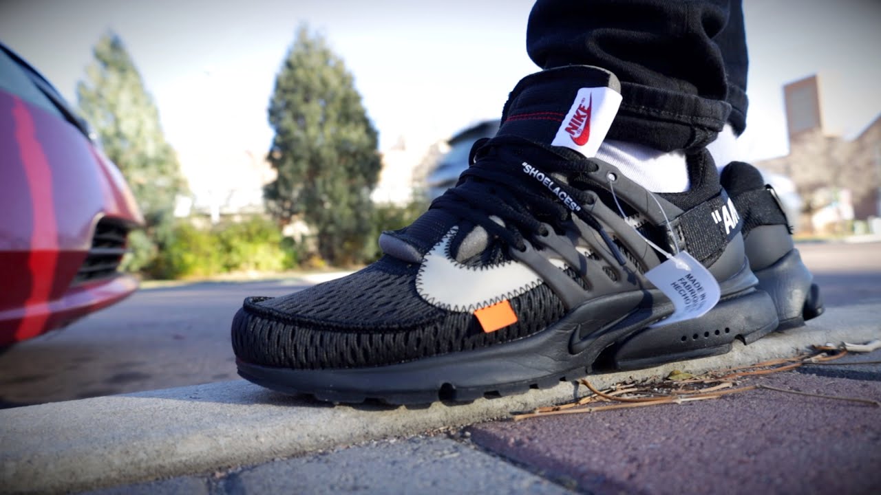 Off-White x Air Presto 'Black' review on foot
