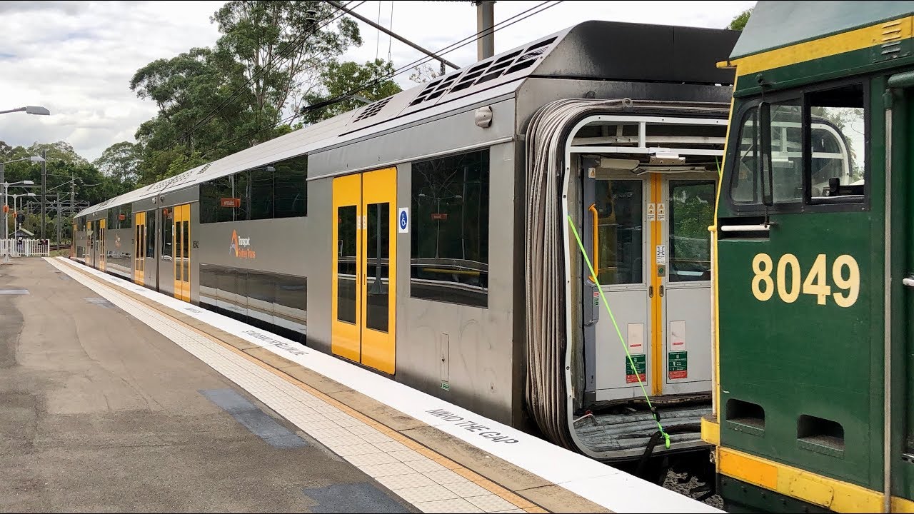 Видеоблог Sydney Trains Vlog 1441: Поврежденный вагон Waratah Transfer - Последние 3 вагона + наб...