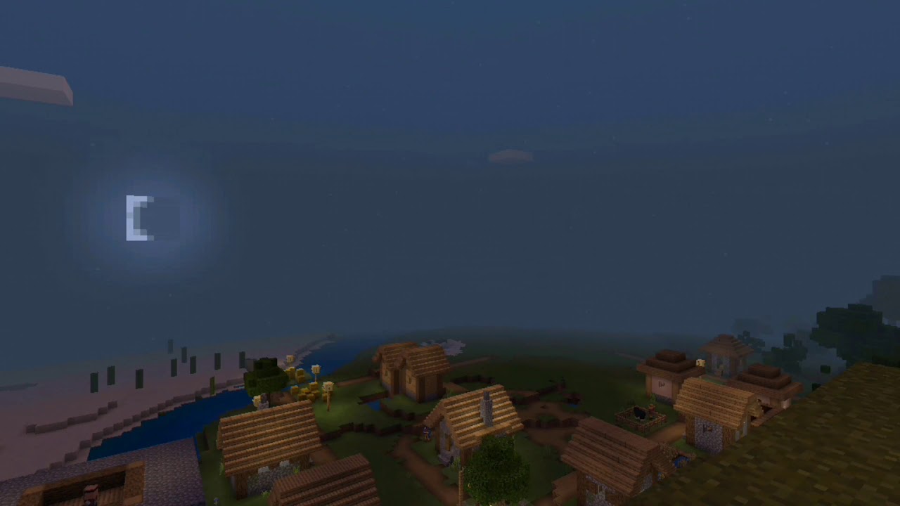 Minecraft : timelapse sunrise and sunset