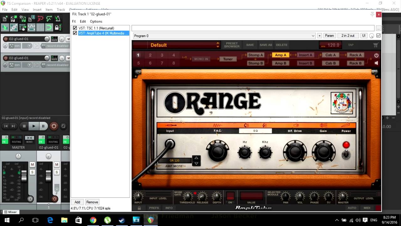 Tube Screamer Plugins Comparison