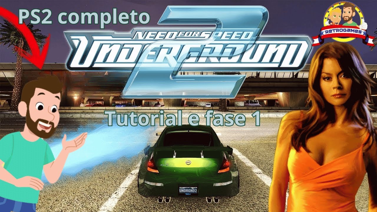 Need for speed underground 2 (PS2) 2004 (tutorial e fase 1 100%) parte 1/5