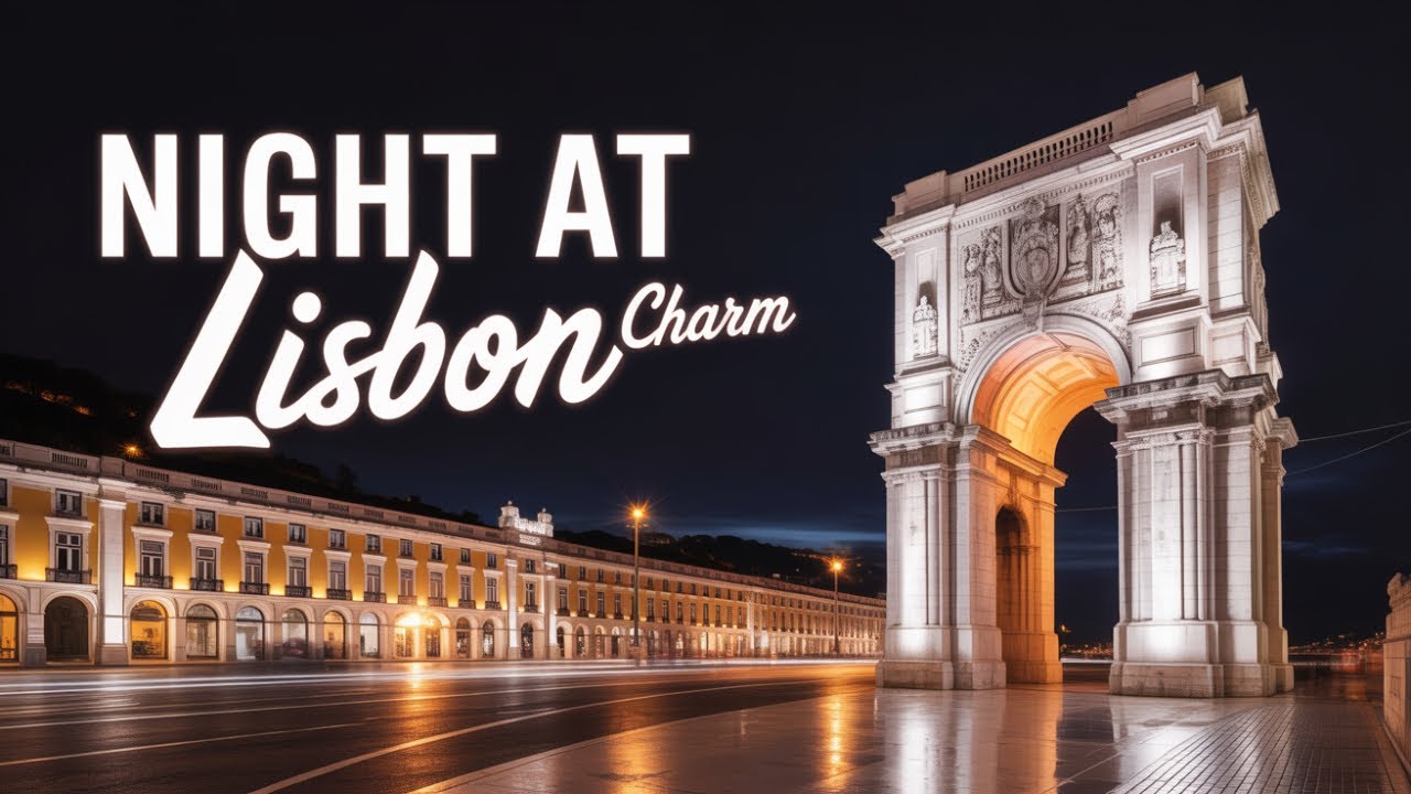 4K Night Stroll Lisbon Portugal Iconic Landmarks After Dark!