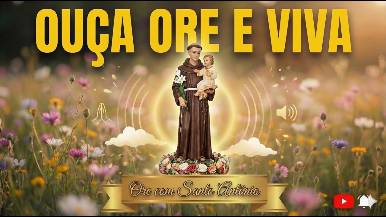 ORAÇÃO DE QUARTA-FEIRA: Santo Antônio e a Conversão na Quaresma 🍞✝️
