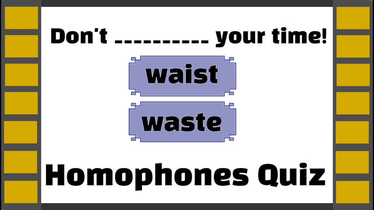 Homophones Quiz | English Vocabulary Test