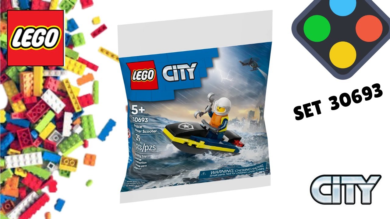 LEGO City 30693 Water Police Scooter | Mini Rescue Build!