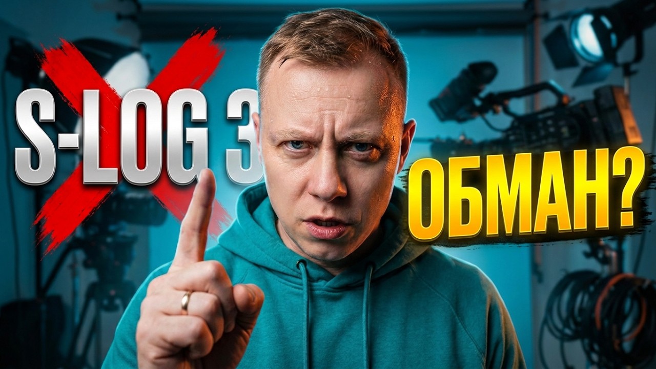ХВАТИТ БОЯТЬСЯ СНИМАТЬ НА КАМEРУ ОТ SONY S LOG3 S GAMUT3 CINE