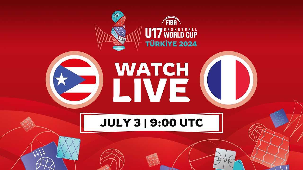 Round of 16 | Puerto Rico v France | Full Basketball Game | FIBA U17 Basketball World Cup 2024