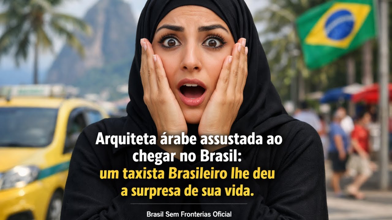 Arquiteta árabe assustada ao chegar no Brasil: um taxista Brasileiro lhe deu a surpresa de sua vida.