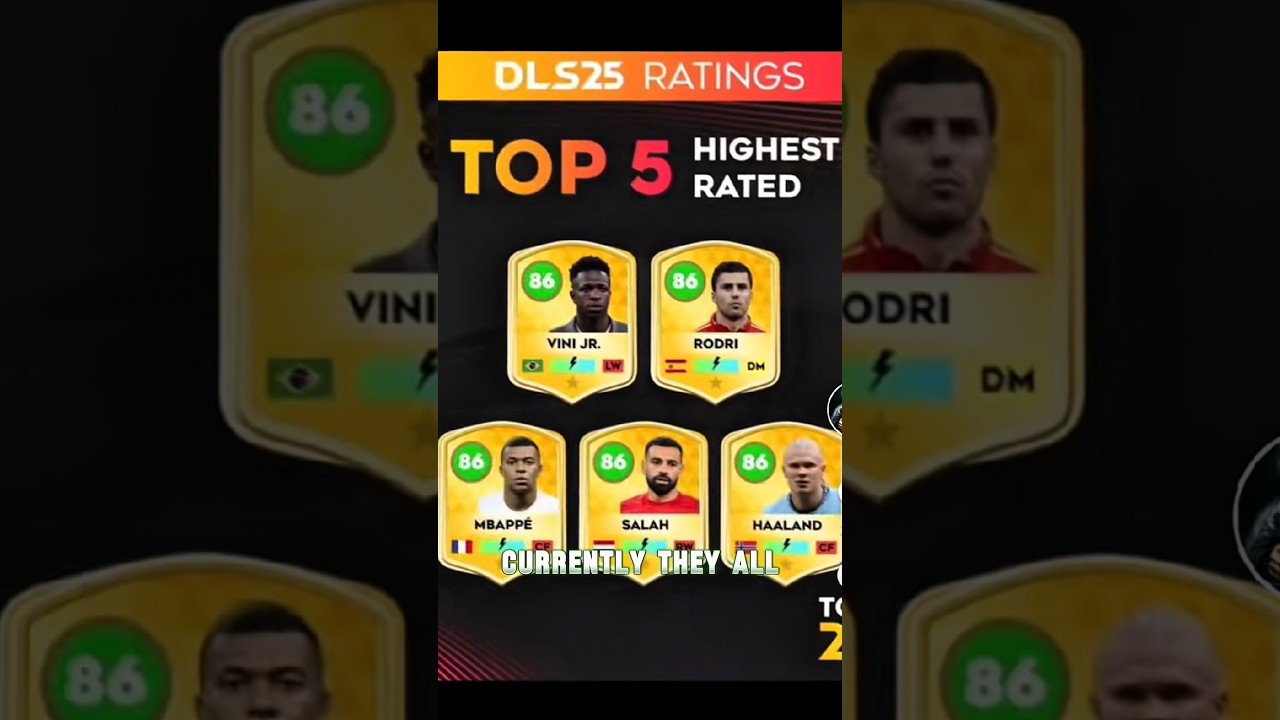 best players in dls25; dls25 best rated players #dreamleaguesoccer2025 #dls25gameplay #footballedits