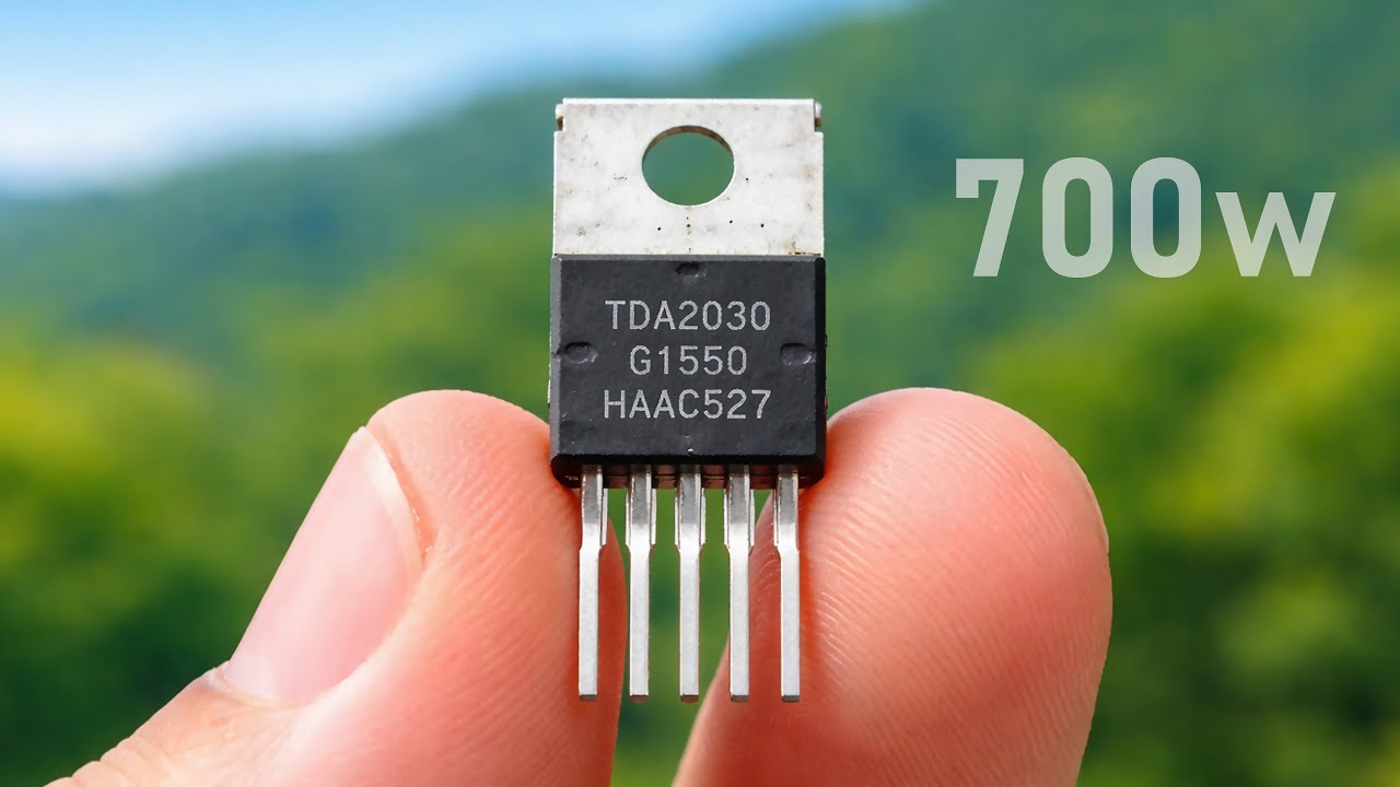 Самодельный мощный ультрабасовый усилитель TDA2030 новым дизайном, без микросхемы, простой схемой