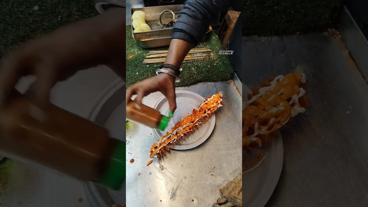Potato Twister Roll 😋 #Shorts #potatotwister #potatorolls