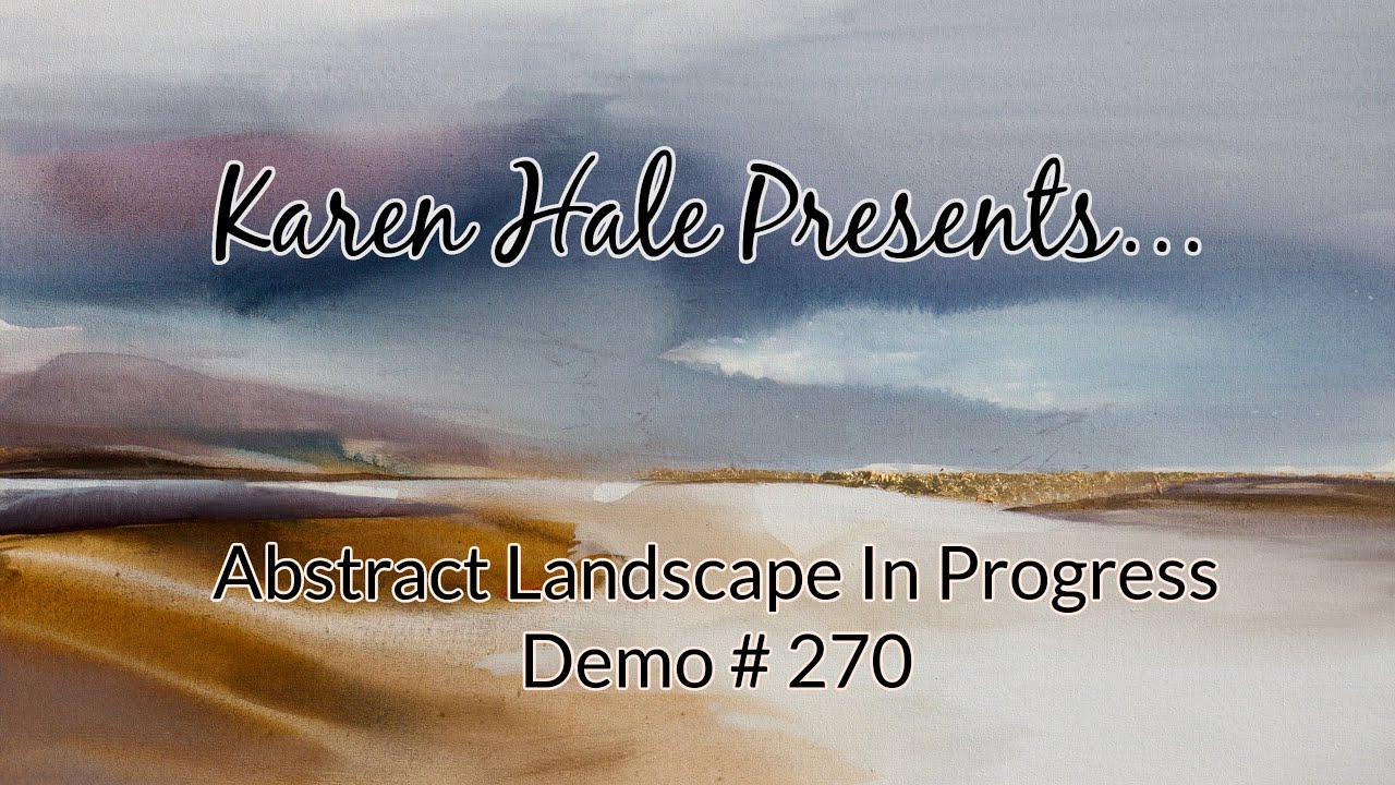 Fluid Abstract Landscape Painting in Real Time    Demo #270