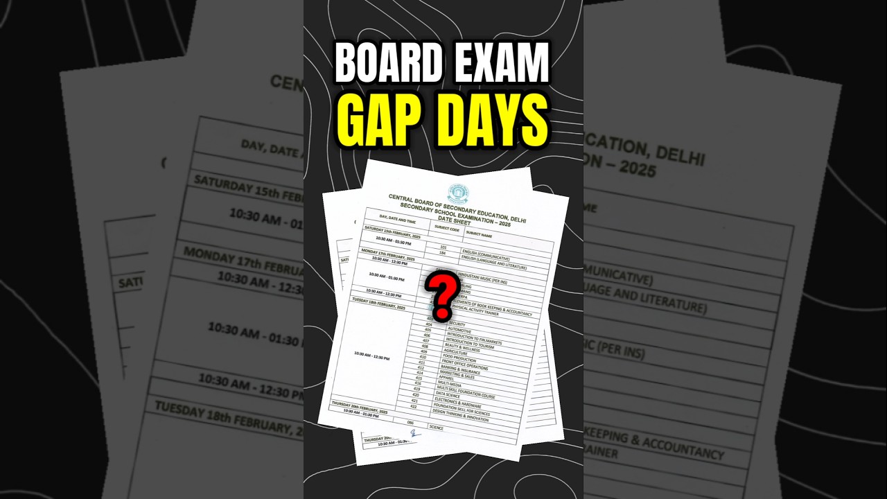 Class 10 GAP DAYS Strategy 🔥 | Score 95% in Gap Days | #shorts #short