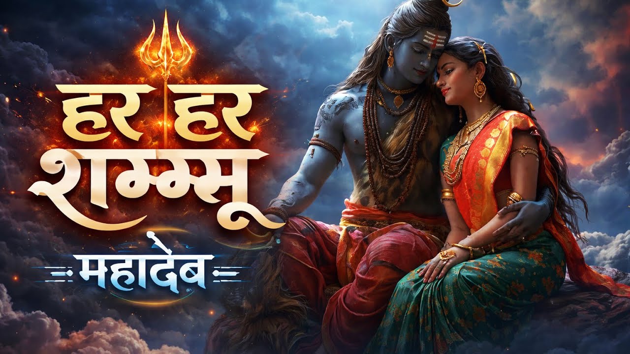 हर हर शम्भु | Mahadev Shanti Bhajan | Shiv Parvati Divine Darshana 