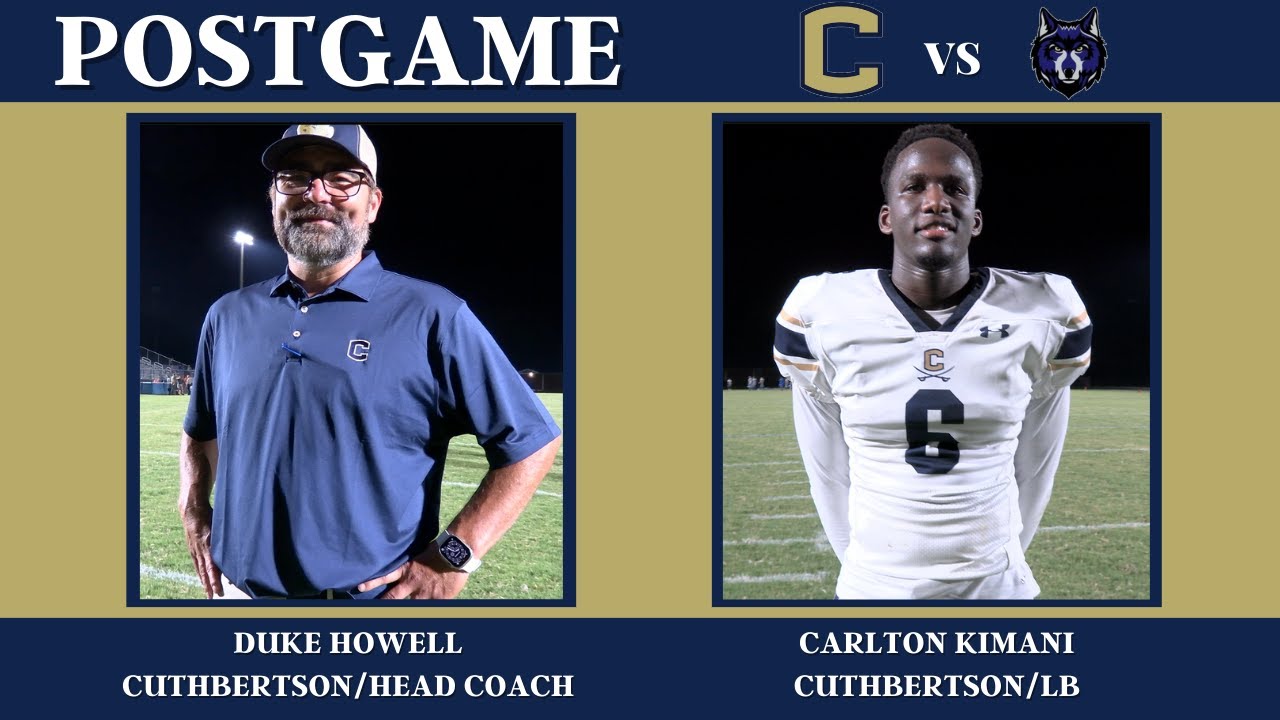 Cuthbertson Shuts Out Parkwood in Season Opener, 24-0; Duke Howell Wins First Game as Head Coach