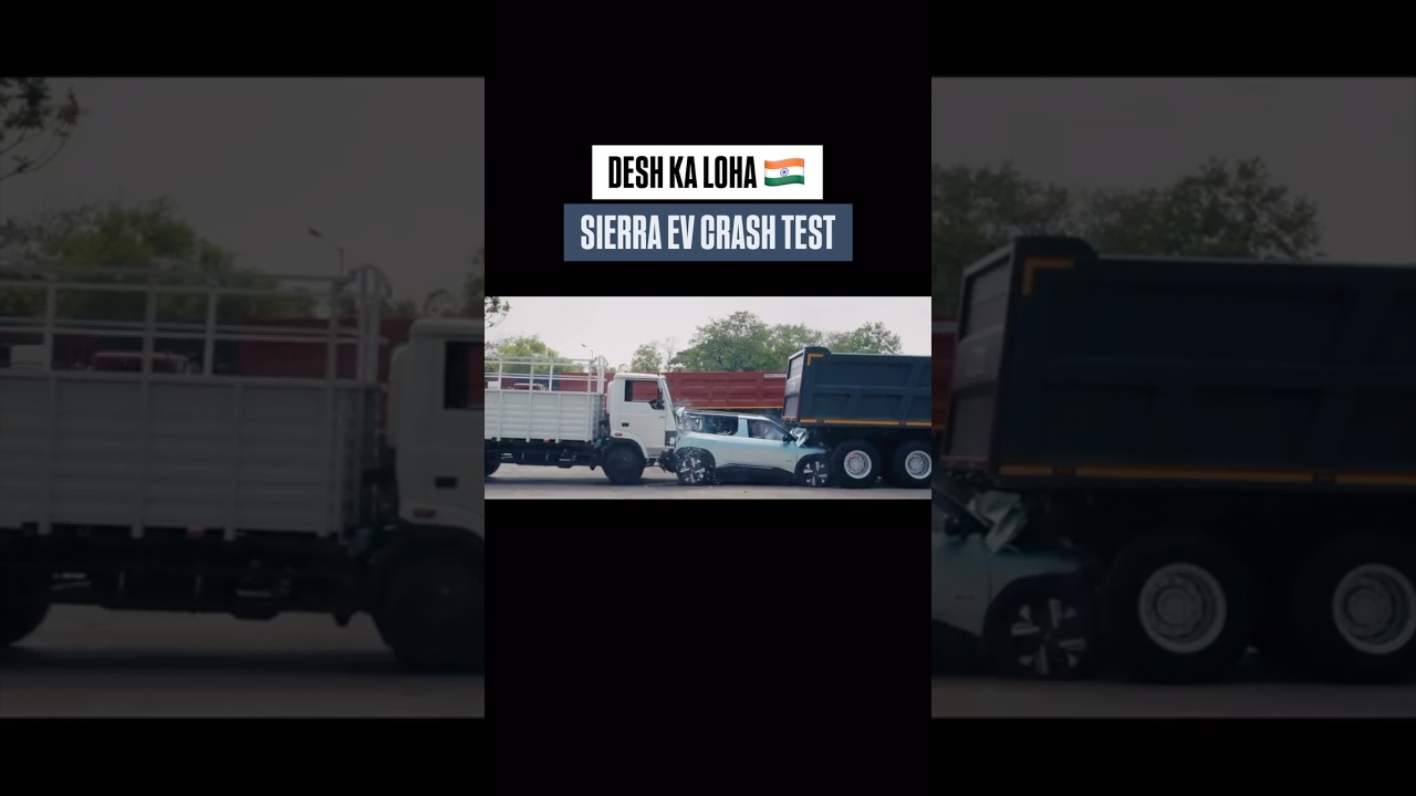 Can the Tata Sierra EV survive a crash?