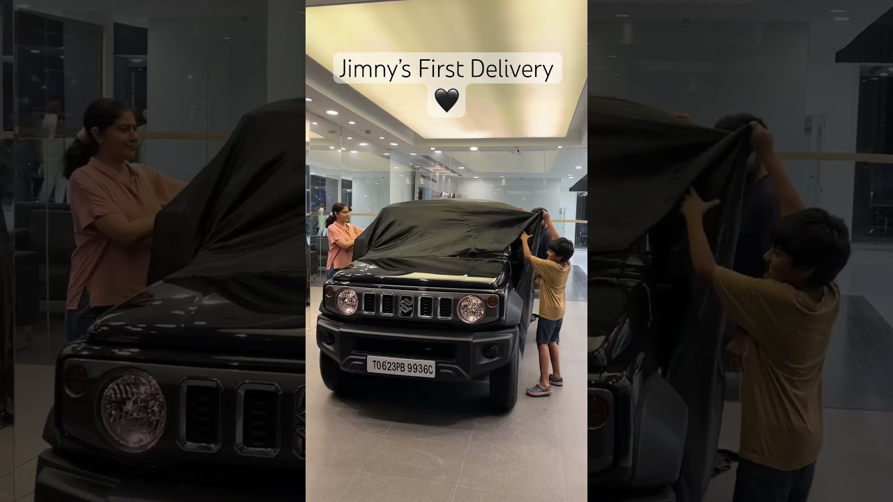 1st Suzuki Jimny Delivered 🖤 #shorts #jimny #thecarshow #youtube #black #congratulations #suzuki