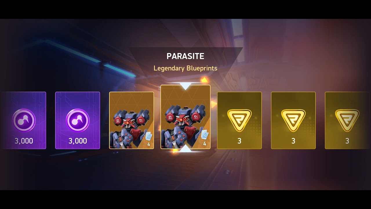 I use 1750 A-coins in MECH Arena for PARASITE