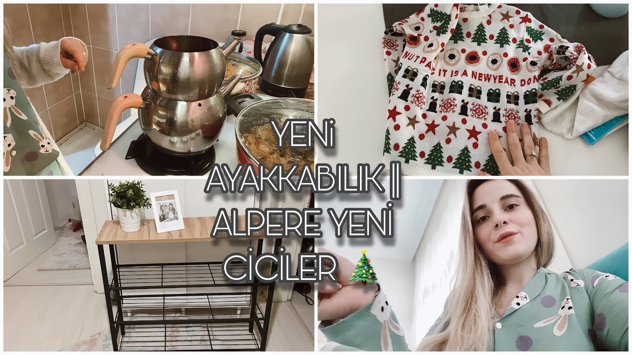 ALIŞVERİŞ 🛍 YENİ AYAKKABILIĞI KURDUK, ÇOK GÜZEL GELDİ 👠|| ALPERE YENİ CİCİLER 🎄|| BİRAZ SOHBET 💬