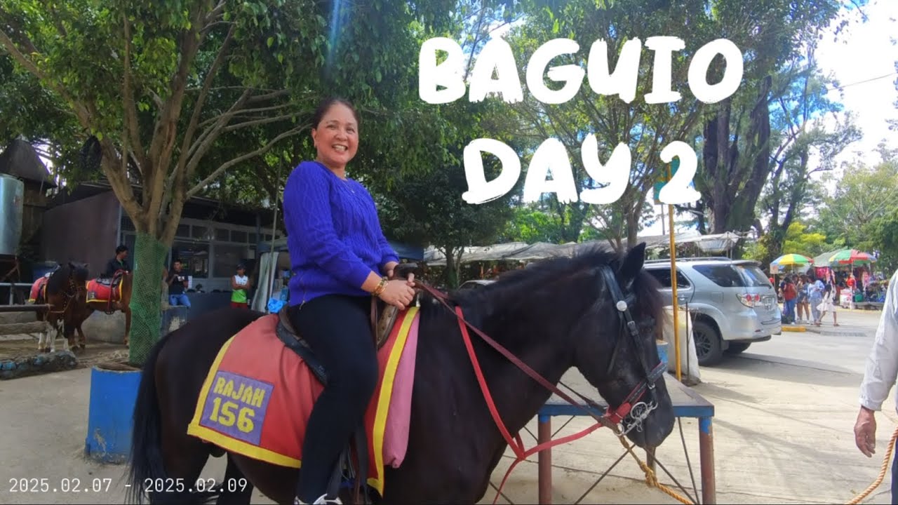 day 2 in Baguio — botanical garden, horseback riding, cafe, night market