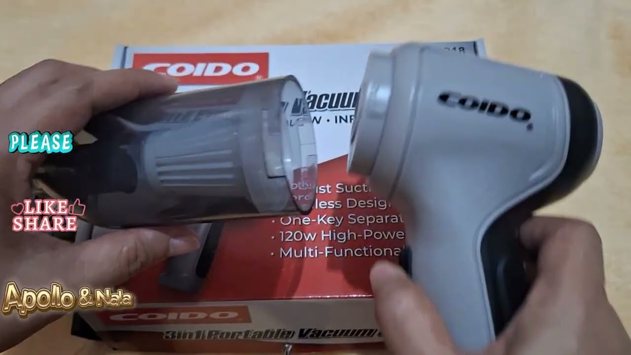 3in1 Portable Vacuum Cleaner #Clean #Blow #Inflate sulit kaya  sa halaga 1k