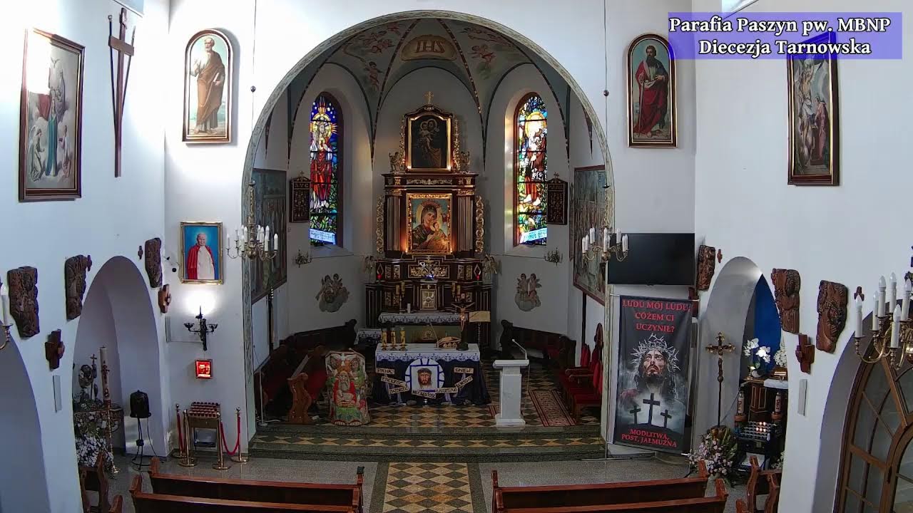Paszyn - na żywo z kościoła parafialnego