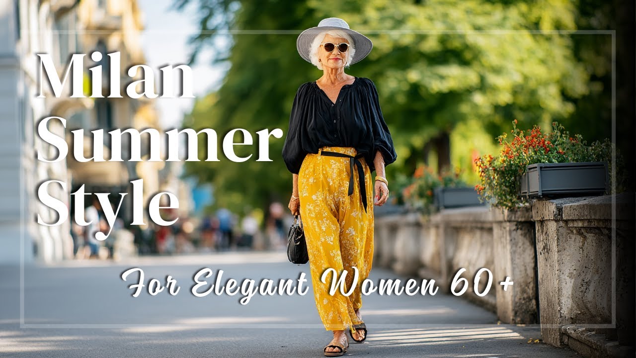 Milanese Street Style: Sophisticated Summer Outfits for Over 60s