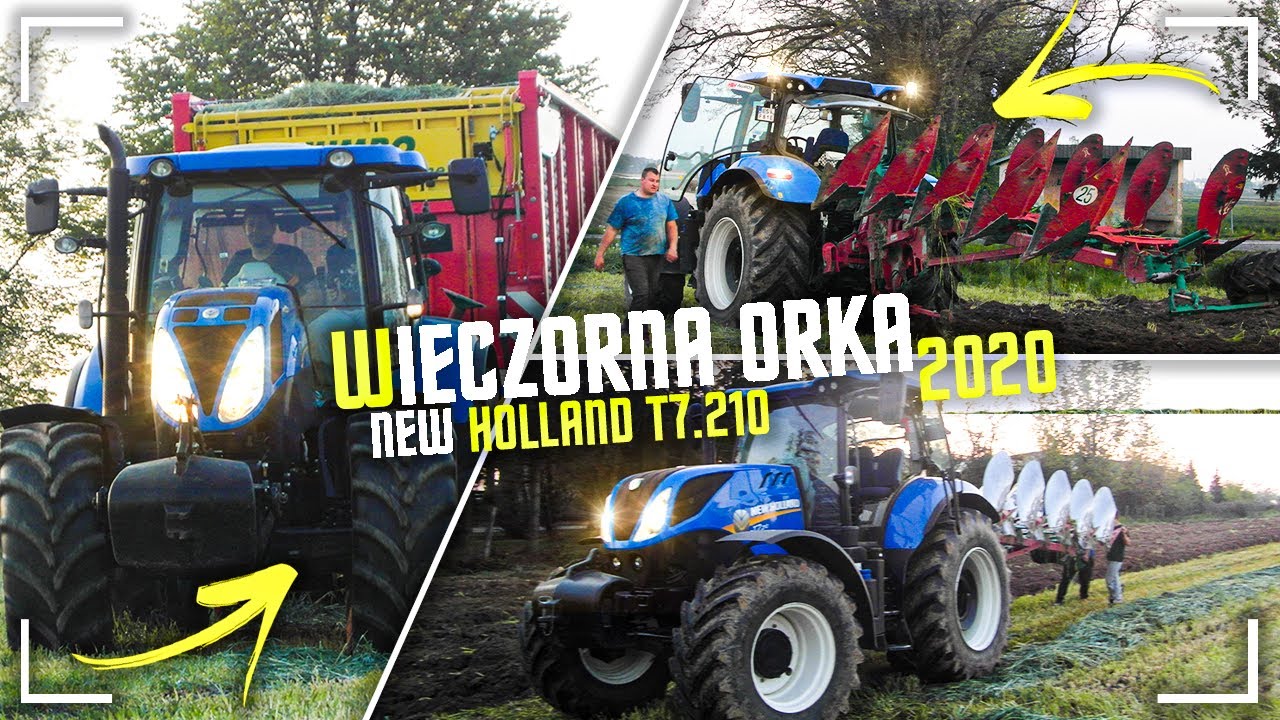Wieczorna Orka Pod Kukurydzę 2O2O! ☆ New Holland T7.210 & Kverneland 5  ☆ TheKoledzy