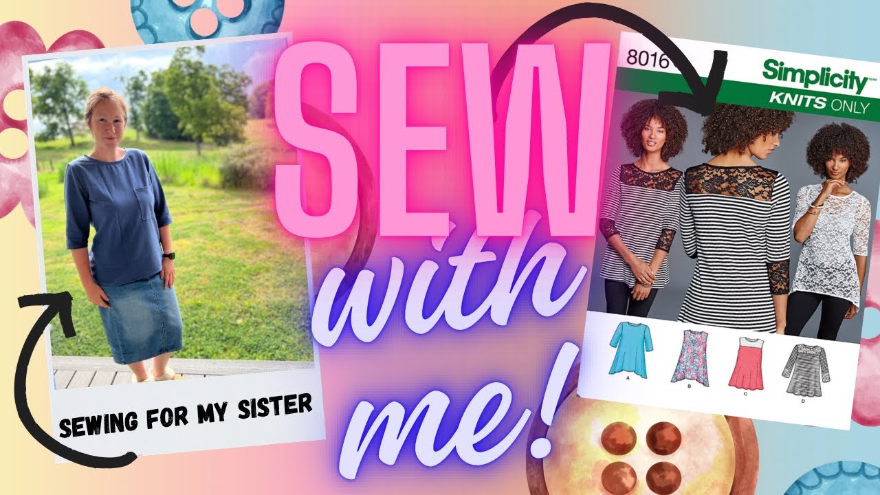 Sewing Vlog ✨Simplicity 8016✨ || Sew with Me!