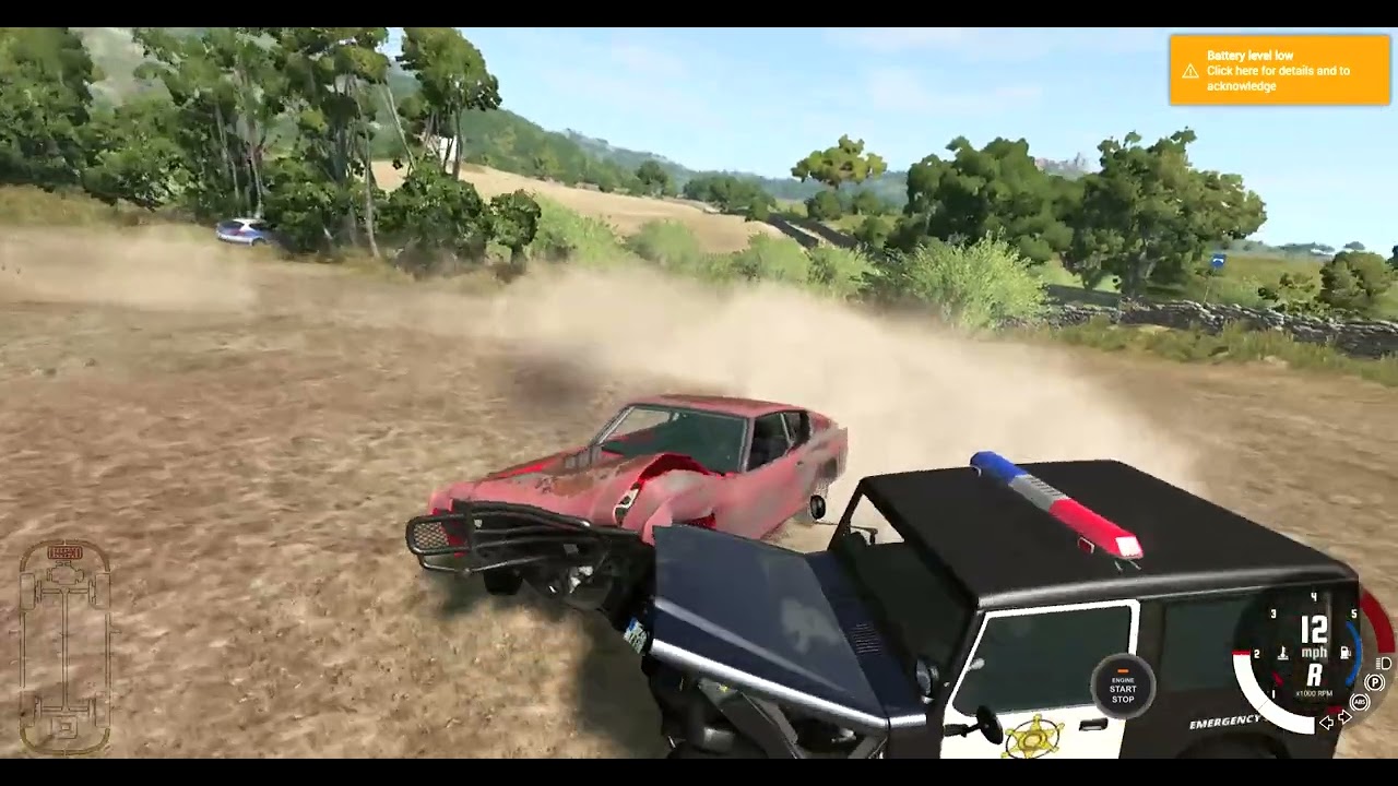 Cars vs Massive Potholes – BeamNG.Drive