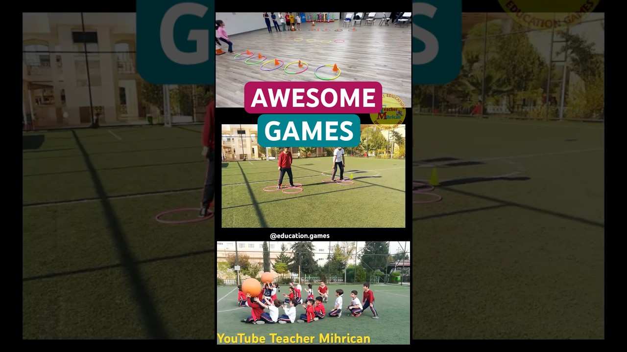 Amazing and fun PE games for primary school #shortsvideo #challenge #pegames