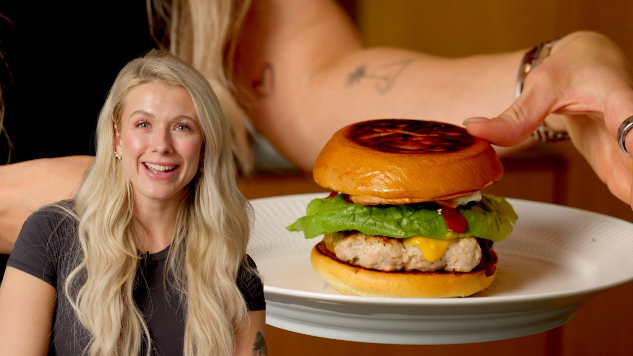 Kyllingburger - Sarah's køkken