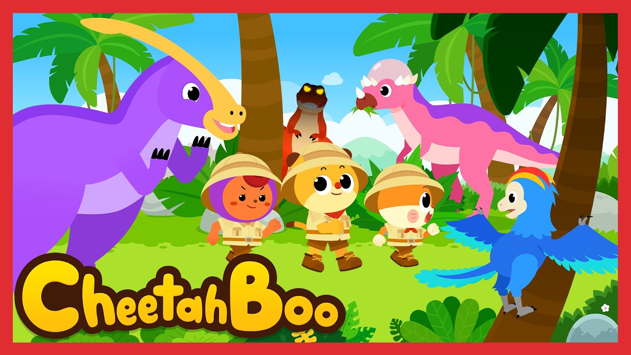 [🎉NEW] Yay! We’re Going to Dino Land!🦖 | Dinosaurs | Nursery rhymes & Kids Song | #Cheetahboo