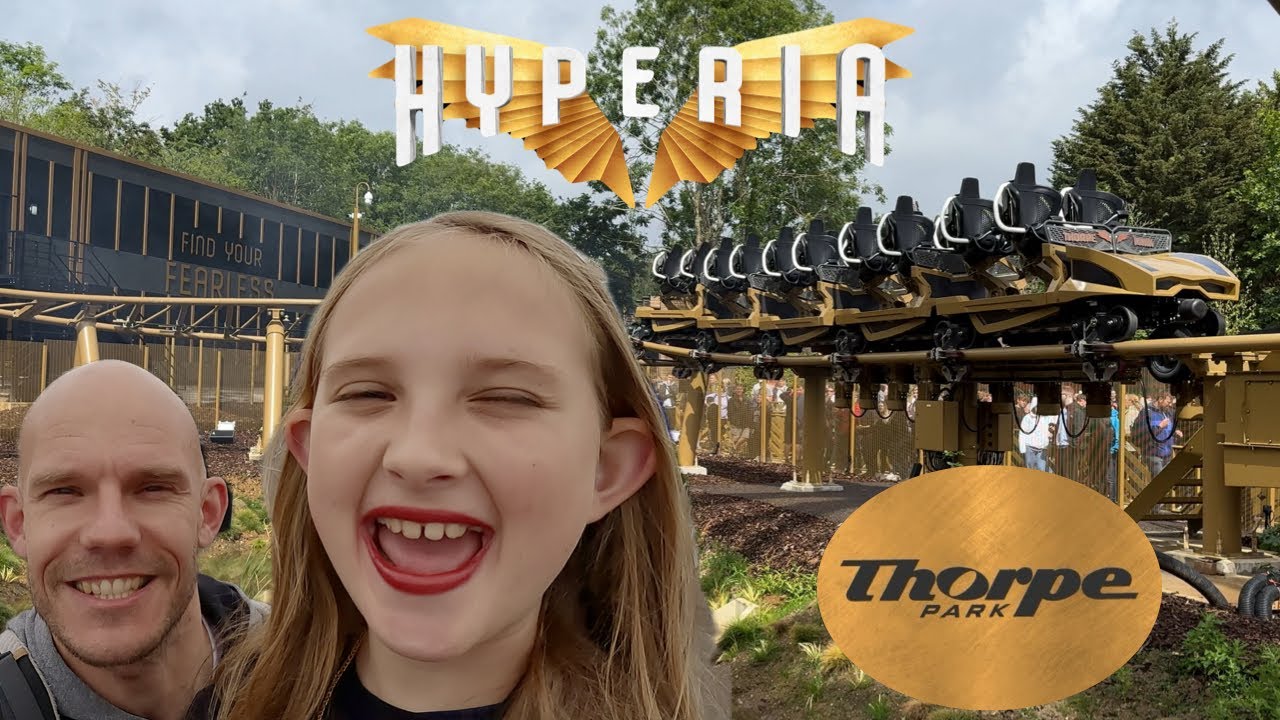 THORPE PARK HYPERIA Re Opening Weekend VLOG | Saturday 15th June 2024